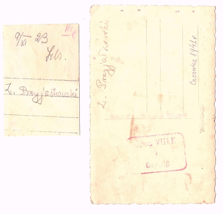 Zestaw dwóch zdjęć portretowych gen. Zdzisław Wincenty Przyjałkowski