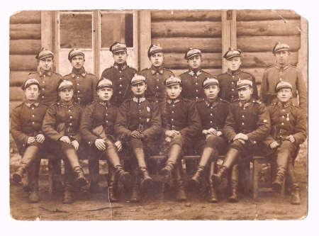Fotografia grupowa, 24 Pułk Ułanów, Kraśnik