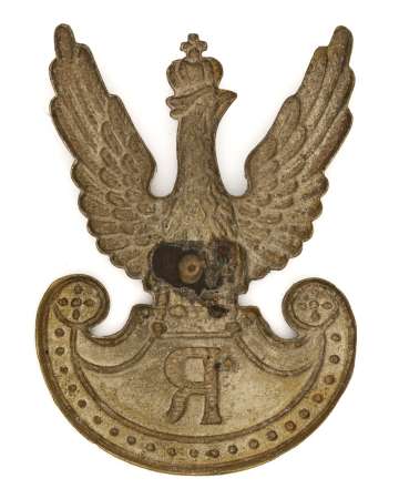 Orzeł wz. 19 z literą R na tarczy amazonek - Związek Rezerwistów