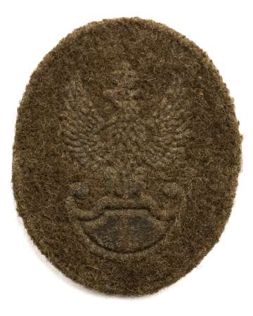 Orzeł z prasowanego kauczuku