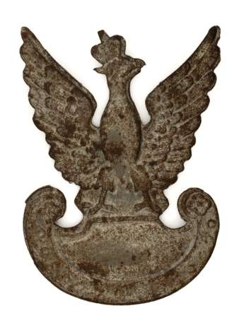 Orzeł wzór 19 produkcji okupacyjnej z matrycy przedwojennej