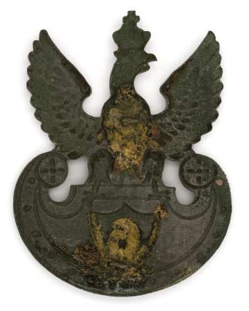 Orzeł "wiedeński" cyfra 6 na tarczce Wiedeń 1916