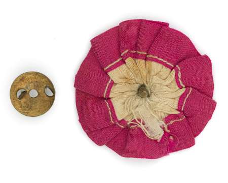 Orzeł straż pożarna, umieszczony na kokardzie w barwach narodowych