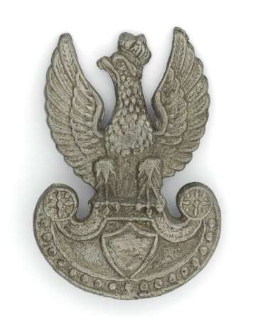 Orzeł odlewany na podstawie orła J.R.Gaunt - Wrewskoje 1942(?)