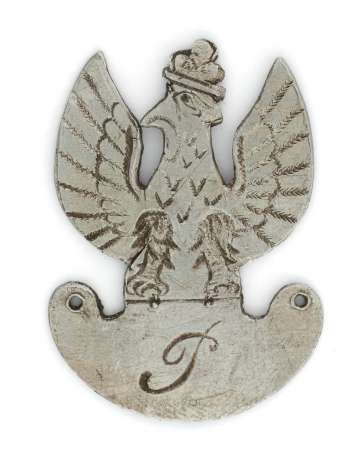 Orzeł wykonany ręcznie z aluminium