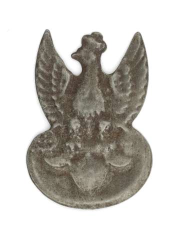 Orzeł powstańczy wykonany z blachy stalowej