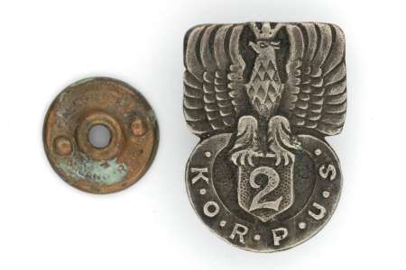 Orzeł z matrycy do bransolety 2 Korpus Polski