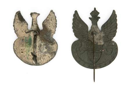 Zestaw dwóch orłów wz. 17 Henryk Sztorc Kraków