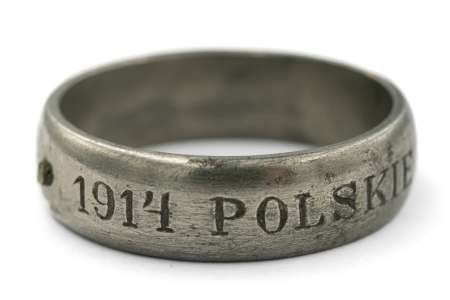 Obrączka patriotyczna Legiony Polskie 16/VIII 1914