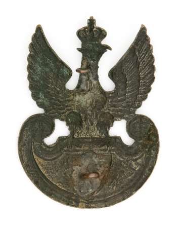 Orzeł z literą "L"na tarczy amazonek. Kraków 1916