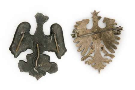 Zestaw dwóch orłów biżuteryjnych/patriotycznych