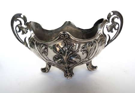 Srebrna żardiniera secesyjna, Wiedeń, ok. 1900