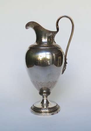 Srebrny dzban późnoklasycystyczny, Lilpop, Warszawa, ok. 1810