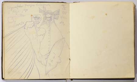 Rysunkowy wpis w Pamiętniku Jadwigi Trembeckiej