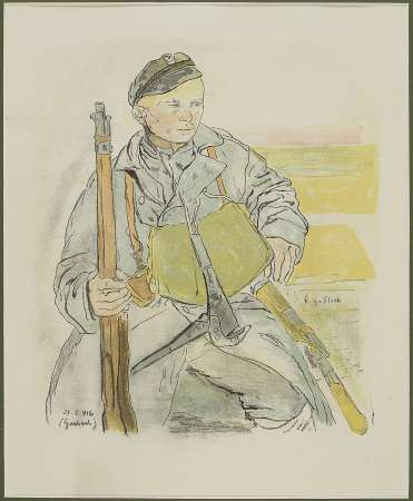 Z teki Legiony Polskie: Na placówce