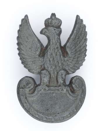 Orzeł odlewany na podstawie zmniejszonego orła wz. 39 Alavoine