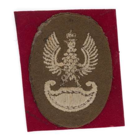 Orzeł haftowany maszynowo