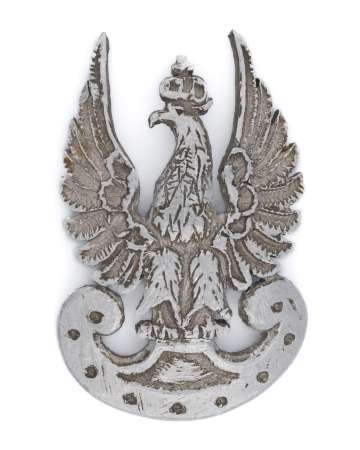 Orzeł wykonany ręcznie z łyżki. ZSRR(?)