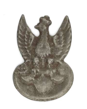 Orzeł powstańczy wykonany z blachy stalowej