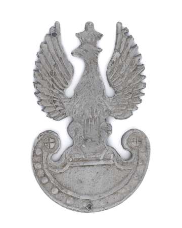 Orzeł wykonany ręcznie w obozie jenieckim Murnau(?)