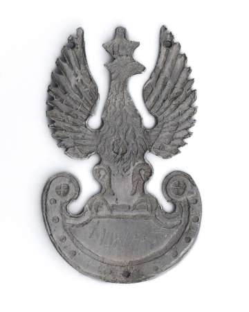 Orzeł wykonany ręcznie w obozie jenieckim Murnau(?)