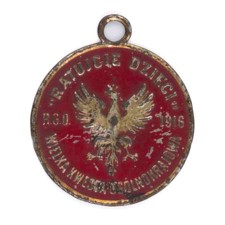 Odznaka Ratujcie Dzieci, Wielka Kwesta Ogólnokrajowa 1916 R.G.O