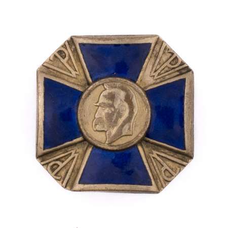 Odznaka instruktorska Przysposobienie Wojskowe - ogólna (granatowa emalia)