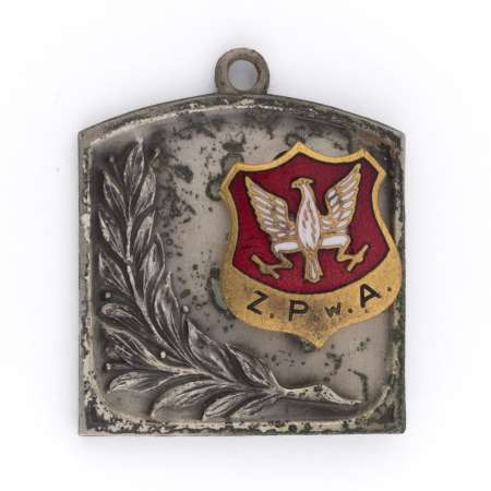 Dwuczęściowa odznaka Z.P. w A.