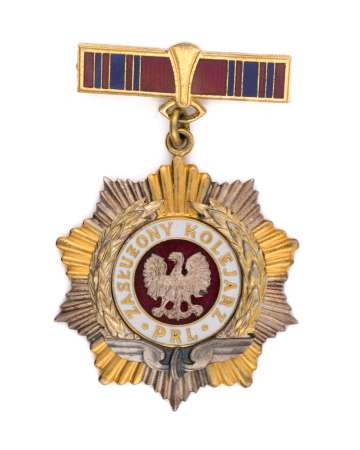 Odznaka Tytuł Honorowy Zasłużony Kolejarz PRL