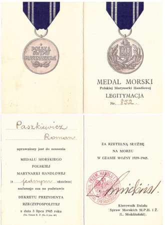 Medal Morski