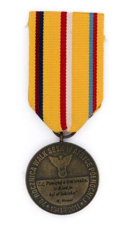 Medal 70. Rocznica Walk Samodzielnej Brygady Strzelców Karpackich w Afryce Północnej