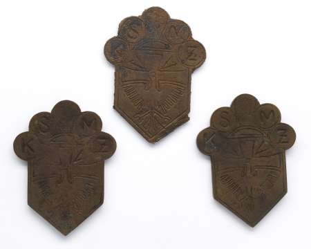 Zestaw 3 plakiet Katolickie Stowarzyszenie Młodzieży Żeńskiej