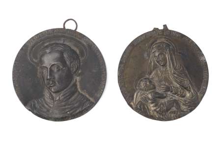 Zestaw 2 medalionów Andrzej Tyblewski