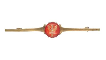 Brosza patriotyczna z orłem