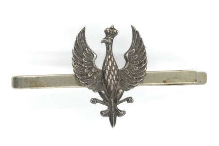 Spinka do krawata z orłem PSZ