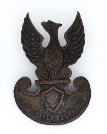 Orzeł Wojsko Polskie na Wschodzie z napisem 