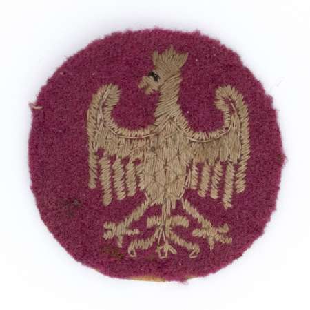 Orzeł haftowany Armia Polska we Francji - wersja dla szeregowych