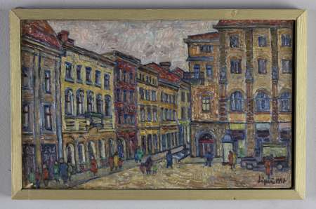 WIDOK NA GMACH TOWARZYSTWA ROLNICZEGO NA PLACU SZCZEPAŃSKIM W KRAKOWIE