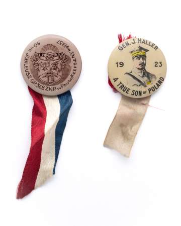 Zestaw 2 kotylionów jubileuszowych ZNP