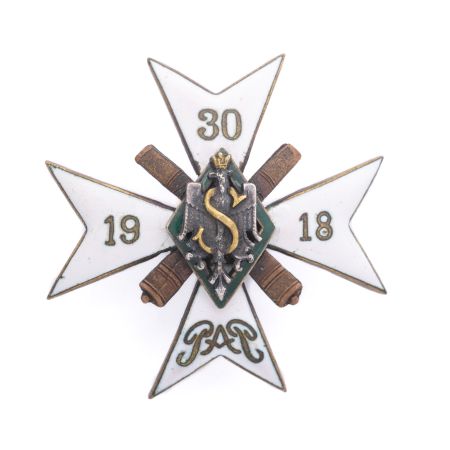 Odznaka 30 Pułk Artylerii Polowej