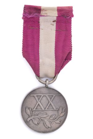 Medal Za długoletnią służbę XX lat (srebrny)