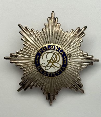 Krzyż Komandorski z Gwiazdą Orderu Odrodzenia Polski - Polonia Restituta II klasa