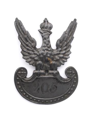Orzeł wz. 19 205 Ochotniczy Pułk Piechoty/ Artylerii.