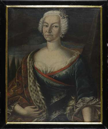 PORTRET LUDWIKI Z GRABSKICH WALEWSKIEJ, WOJEWODZIANKI ŁĘCZYCKIEJ