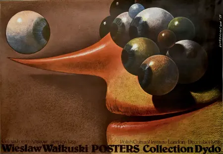 Plakat wystawowy Wiesław Wałkuski Posters