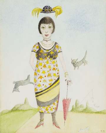 Kobieta z parasolką