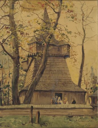 Kościółek drewniany