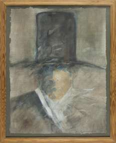 Mężczyzna w cylindrze