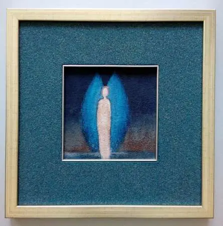 Anioł błękitnoskrzydły