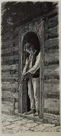 Z fujarką w drzwiach